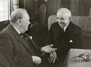 Churchill ontmoet Ismet Inönü - Bron: www.ismetinonu.org.tr