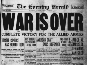 WOI - War Is Over 11-11-1918 - Bron: www.vimyridgehistory